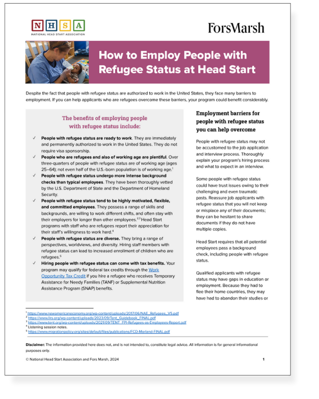 HowToEmployPeoplewithRefugeeStatusatHeadStart