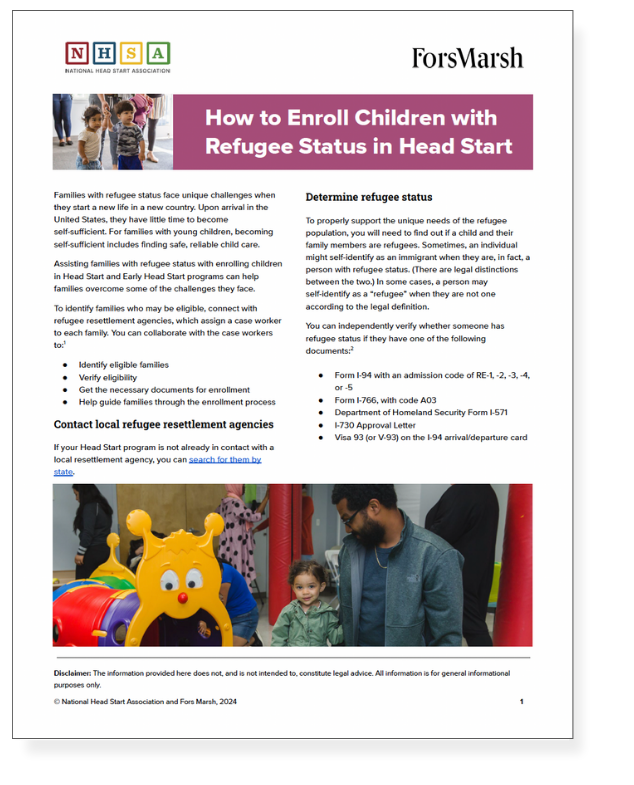 HowToEnrollChildrenWithRefugeeStatusinHEadStart