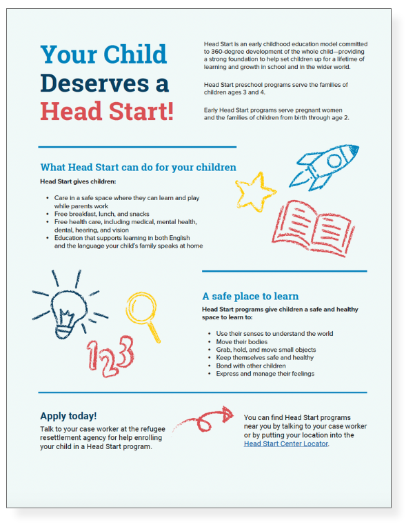 RefugeeAgencyYourChildDeservesaHeadStart